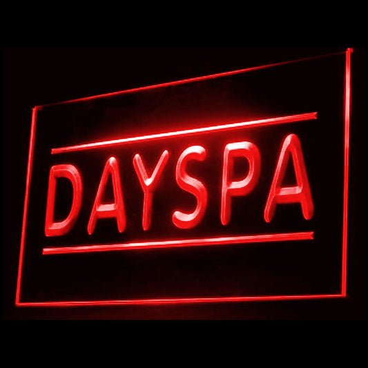 160058 DaySpa Waxing Beauty Salon Home Decor Open Display illuminated Night Light Neon Sign 16 Color By Remote