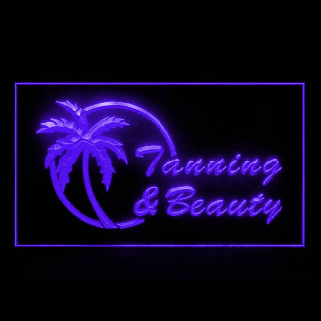 160061 Tanning Beauty Salon Shop Home Decor Open Display illuminated Night Light Neon Sign 16 Color By Remote