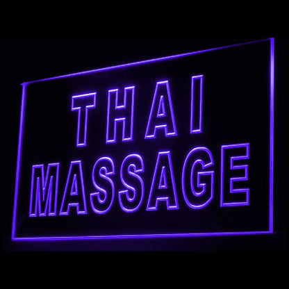 160062 Thai Massage Beauty Salon Home Decor Open Display illuminated Night Light Neon Sign 16 Color By Remote