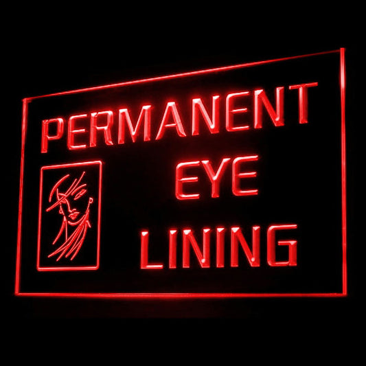 160064 Permanent Eye Lining Beauty Salon Home Decor Open Display illuminated Night Light Neon Sign 16 Color By Remote