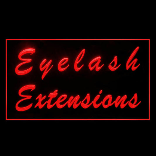 160066 Eyelash Extensions Beauty Salon Shop Home Decor Open Display illuminated Night Light Neon Sign 16 Color By Remote