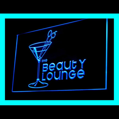 160078 Beauty Lounge Salon Shop Home Decor Open Display illuminated Night Light Neon Sign 16 Color By Remote