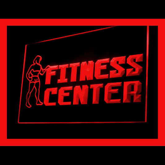 160083 GYM Fitness Center Home Decor Open Display illuminated Night Light Neon Sign 16 Color By Remote
