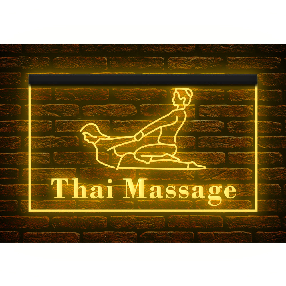 160085 Thai Massage Beauty Shop Home Decor Open Display illuminated Night Light Neon Sign 16 Color By Remote