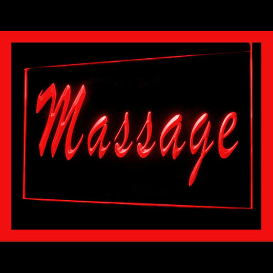 160095 Massage Beauty Salon Shop Home Decor Open Display illuminated Night Light Neon Sign 16 Color By Remote