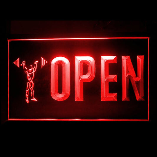 160120 GYM Fitness Center Home Decor Open Display illuminated Night Light Neon Sign 16 Color By Remote