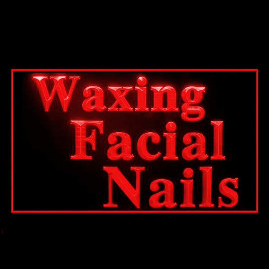 160127 Waxing Facial Nails Beauty Salon Shop Home Decor Open Display illuminated Night Light Neon Sign 16 Color By Remote