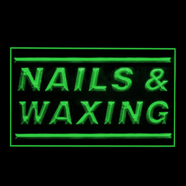 160141 Nails Waxing Beauty Salon Home Decor Open Display illuminated Night Light Neon Sign 16 Color By Remote