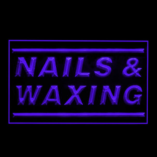 160141 Nails Waxing Beauty Salon Home Decor Open Display illuminated Night Light Neon Sign 16 Color By Remote