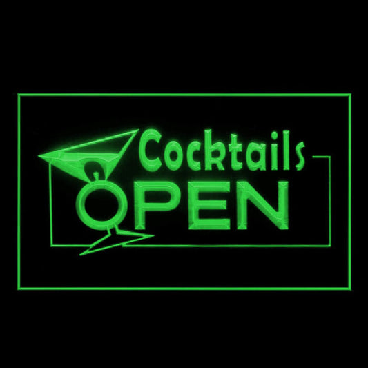 170001 Cocktails Bar Pub Club Home Decor Open Display illuminated Night Light Neon Sign 16 Color By Remote
