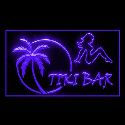 170009 Tiki Bar Happy Hours Beer Home Decor Open Display illuminated Night Light Neon Sign 16 Color By Remote
