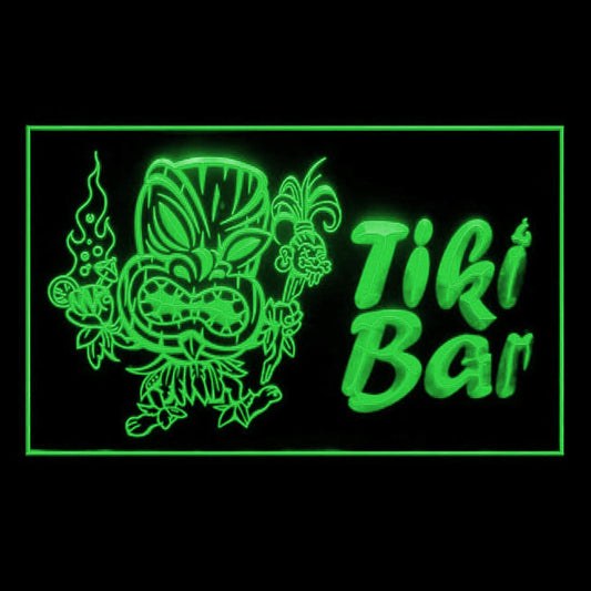 170018 Tiki Bar Happy Hours Beer Home Decor Open Display illuminated Night Light Neon Sign 16 Color By Remote