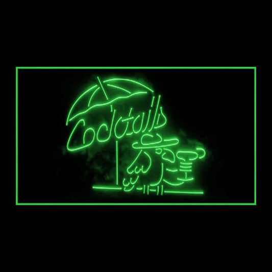 170022 Tiki Bar Parrot Pub Beer Home Decor Open Display illuminated Night Light Neon Sign 16 Color By Remote