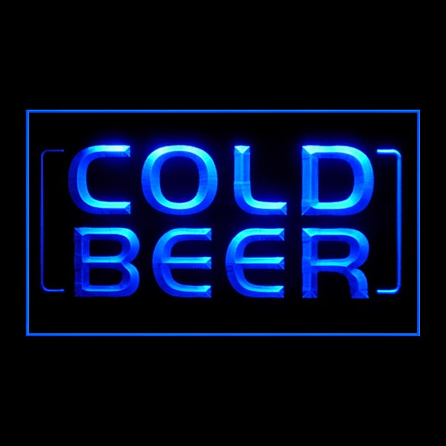 170023 Cold Beer Bar Pub Club Home Decor Open Display illuminated Night Light Neon Sign 16 Color By Remote