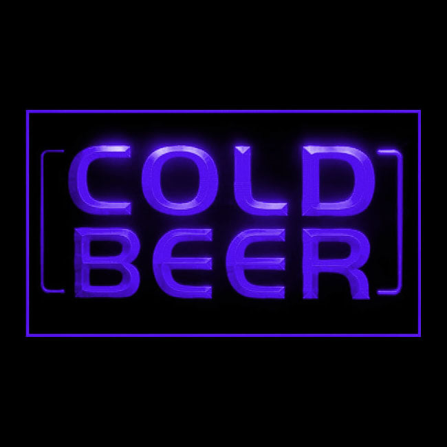 170023 Cold Beer Bar Pub Club Home Decor Open Display illuminated Night Light Neon Sign 16 Color By Remote