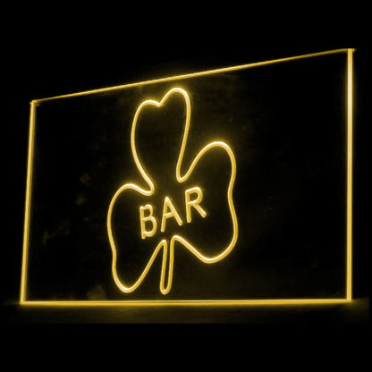 170024 Shamrock Pub Beer Bar Home Decor Open Home Decor Open Display illuminated Night Light Neon Sign 16 Color By Remote