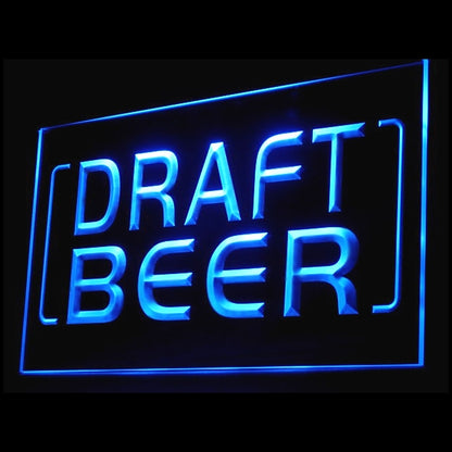 170026 Draft Beer Bar Pub Home Decor Open Display illuminated Night Light Neon Sign 16 Color By Remote
