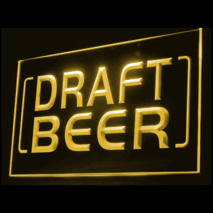 170026 Draft Beer Bar Pub Home Decor Open Display illuminated Night Light Neon Sign 16 Color By Remote