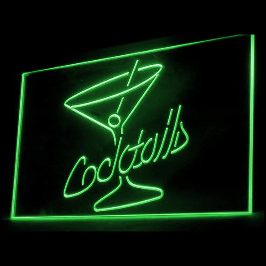 170028 Cocktails Bar Pub Club Home Decor Open Display illuminated Night Light Neon Sign 16 Color By Remote