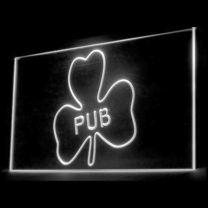 170045 Shamrock Pub Beer Bar Home Decor Open Display illuminated Night Light Neon Sign 16 Color By Remote