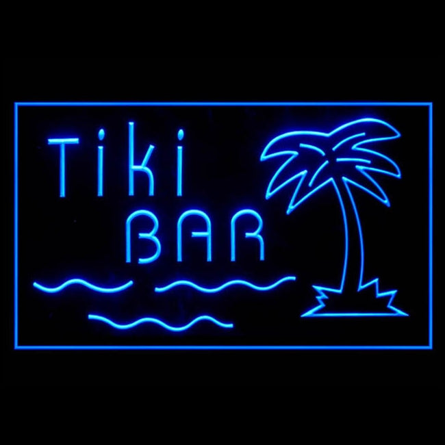 170050 Tiki Bar Happy Hours Beer Home Decor Open Display illuminated Night Light Neon Sign 16 Color By Remote