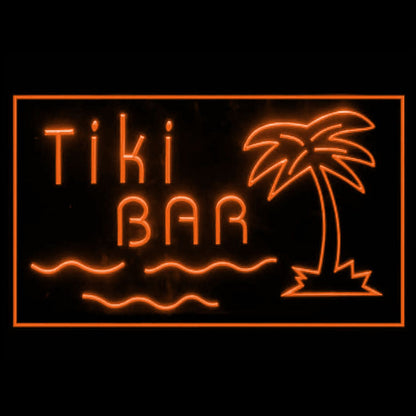 170050 Tiki Bar Happy Hours Beer Home Decor Open Display illuminated Night Light Neon Sign 16 Color By Remote