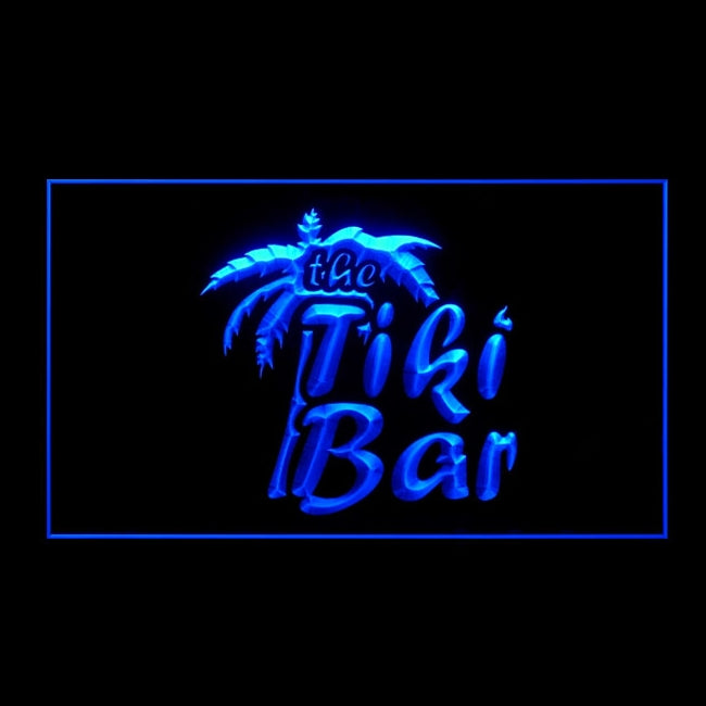 170058 Tiki Bar Happy Hours Beer Home Decor Open Display illuminated Night Light Neon Sign 16 Color By Remote