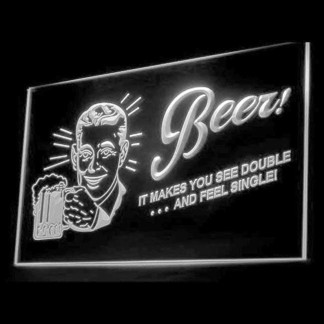 170062 See Double Feel Single Beer Bar Home Decor Open Display illuminated Night Light Neon Sign 16 Color By Remote