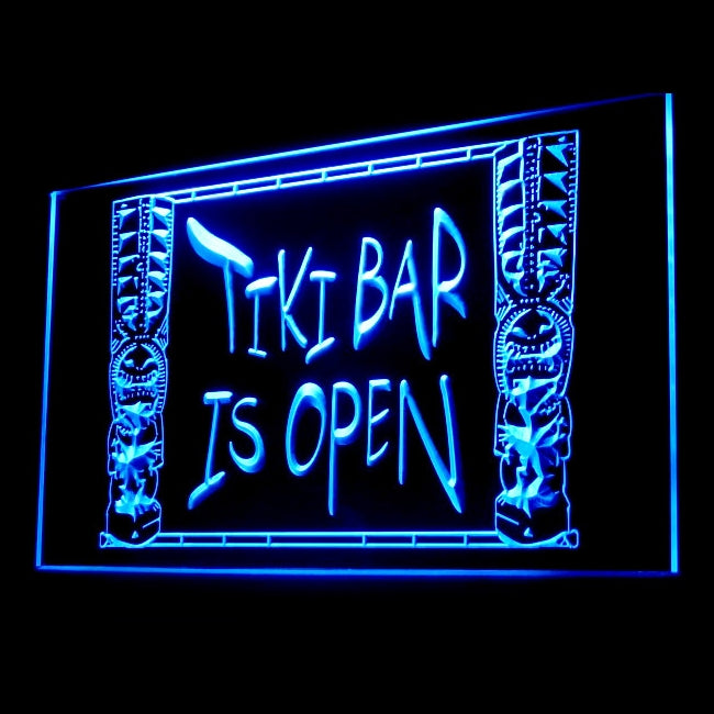 170072 Tiki Bar Happy Hours Beer Home Decor Open Display illuminated Night Light Neon Sign 16 Color By Remote