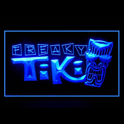 170075 Freaky Tiki Bar Beer Home Decor Open Display illuminated Night Light Neon Sign 16 Color By Remote
