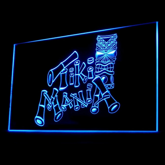 170076 Tiki Mania Bar Beer Home Decor Open Display illuminated Night Light Neon Sign 16 Color By Remote
