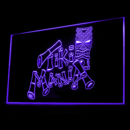 170076 Tiki Mania Bar Beer Home Decor Open Display illuminated Night Light Neon Sign 16 Color By Remote