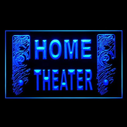 170092 Home Theater Studio Home Decor Open Display illuminated Night Light Neon Sign 16 Color By Remote