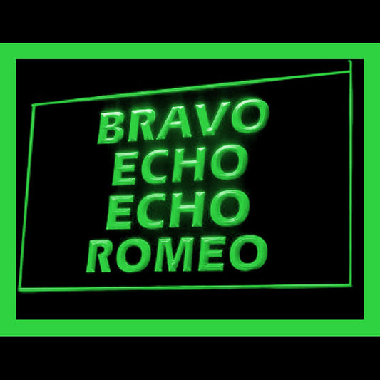 170105 Beer Bravo Echo Romeo Bar Home Decor Open Display illuminated Night Light Neon Sign 16 Color By Remote