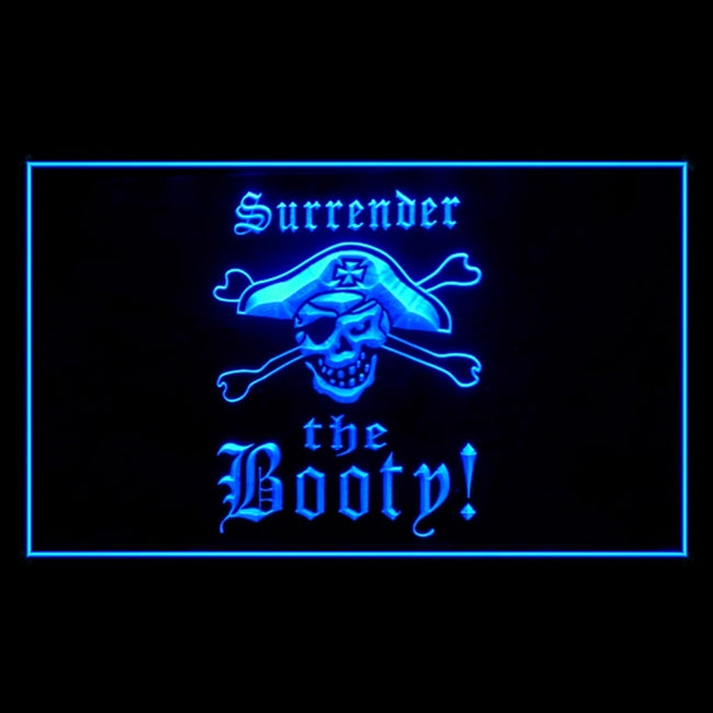 170115 Surrender The Booty Bar Pub Home Decor Open Display illuminated Night Light Neon Sign 16 Color By Remote