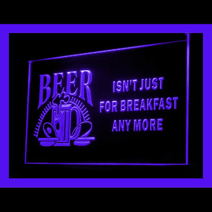 170132 Beer Isn't Just For Breakfast Any More Home Decor Open Display illuminated Night Light Neon Sign 16 Color By Remote