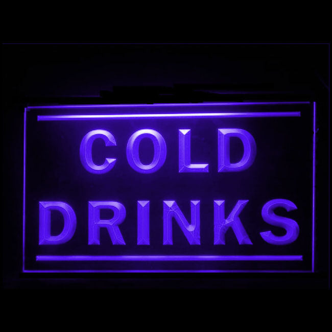 170146 Cold Drinks Bar Beer Shop Open Home Decor Open Display illuminated Night Light Neon Sign 16 Color By Remote