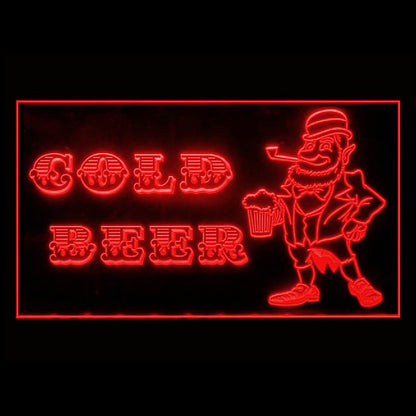 170160 Cold Beer Bar Pub Club Home Decor Open Display illuminated Night Light Neon Sign 16 Color By Remote