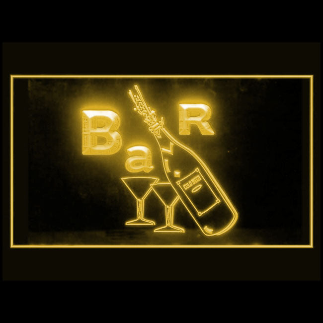 170172 Bar Pub Club Home Decor Open Display illuminated Night Light Neon Sign 16 Color By Remote