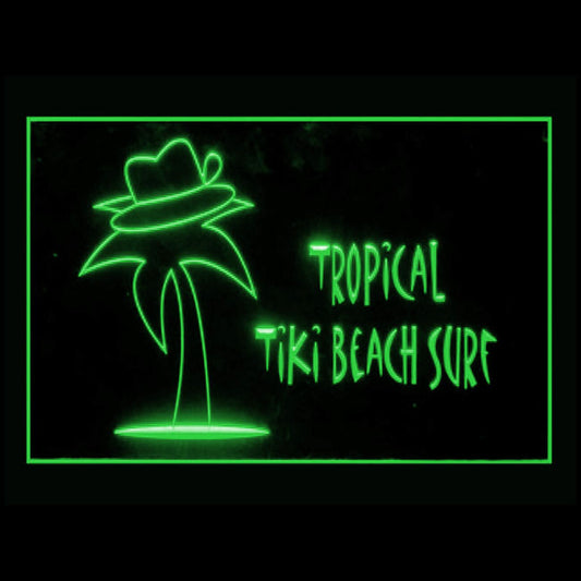 170182 Tropical Tiki Beach Paradise Beer Home Decor Open Display illuminated Night Light Neon Sign 16 Color By Remote