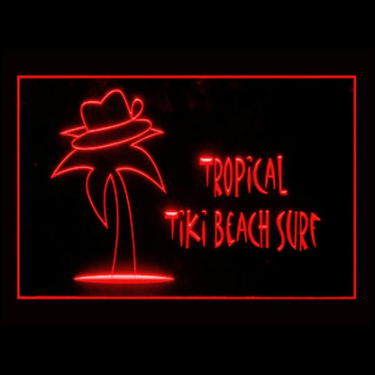 170182 Tropical Tiki Beach Paradise Beer Home Decor Open Display illuminated Night Light Neon Sign 16 Color By Remote