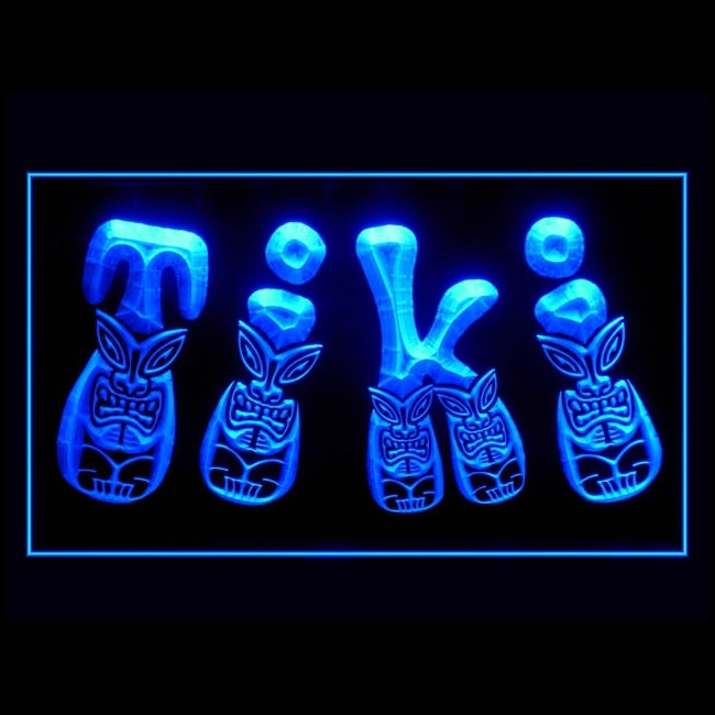 170188 Tiki Bar Happy Hours Beer Home Decor Open Display illuminated Night Light Neon Sign 16 Color By Remote