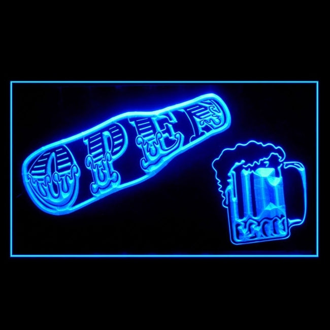 170190 Cold Beer Bar Pub Club Home Decor Open Display illuminated Night Light Neon Sign 16 Color By Remote