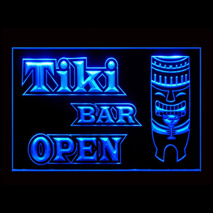 170196 Tiki Bar Happy Hours Beer Home Decor Open Display illuminated Night Light Neon Sign 16 Color By Remote