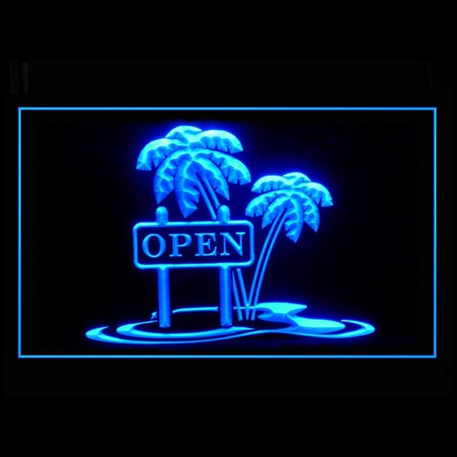 170198 Tiki Bar Happy Hours Beer Home Decor Open Display illuminated Night Light Neon Sign 16 Color By Remote