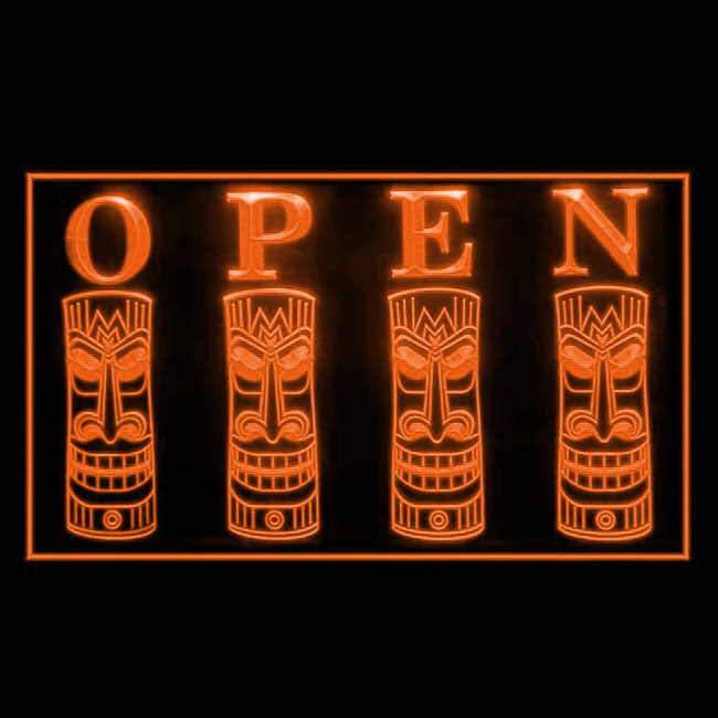 170199 Tiki Bar Happy Hours Beer Home Decor Open Display illuminated Night Light Neon Sign 16 Color By Remote