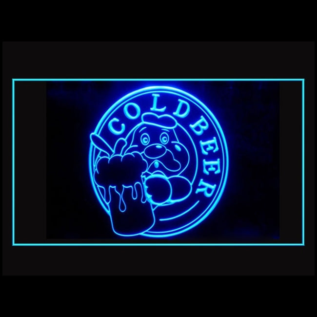 170203 Ice Cold Beer Bar Home Decor Open Display illuminated Night Light Neon Sign 16 Color By Remote