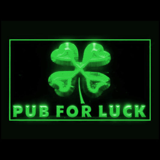 170212 Pub For Luck Bar Home Decor Open Display illuminated Night Light Neon Sign 16 Color By Remote