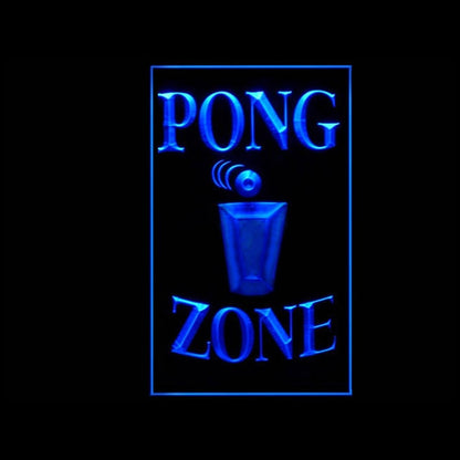 170224 Beer Pong Game Bar Happy Hours Home Decor Open Display illuminated Night Light Neon Sign 16 Color By Remote