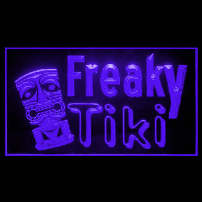 170225 Freaky Tiki Tiki Bar Beer Home Decor Open Display illuminated Night Light Neon Sign 16 Color By Remote
